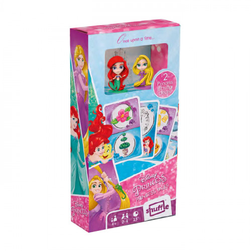 Joc de carti  "Disney Princess - Princess Tales (Povestile Printesei)",  pentru 2 jucatori cu varsta de peste 5 ani